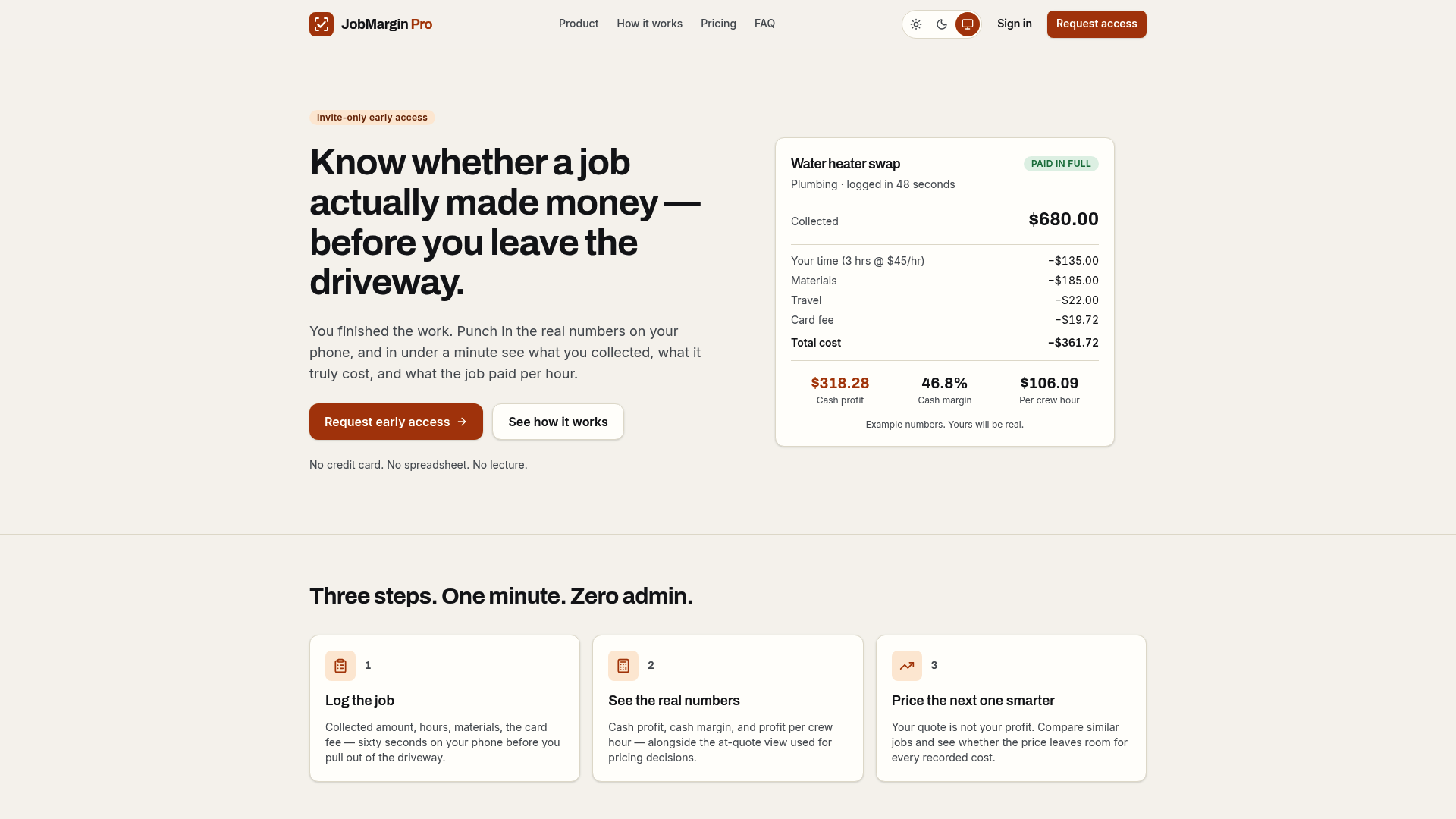 Job Margin Pro